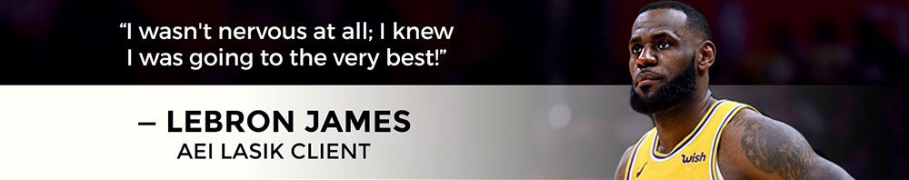 LASIK Los Angeles, Lebron James LASIK Patient